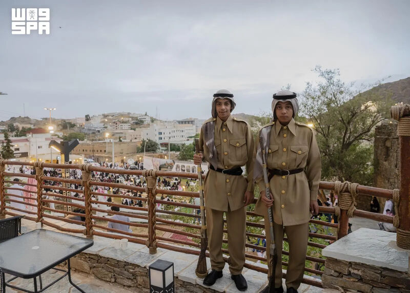 Traditional Al-Assah Guards Bring History to Life at Al-Atawilah Heritage Festival